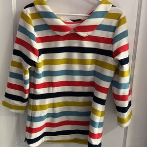 Boden colorful top. Oh the details on this one is amazing. T